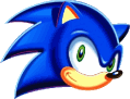 Sonic face header looking right